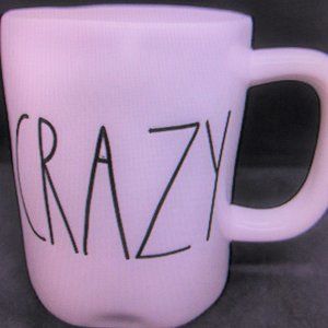 RAE DUNN MUG "CRAZY"  NEW GIFT QUALITY